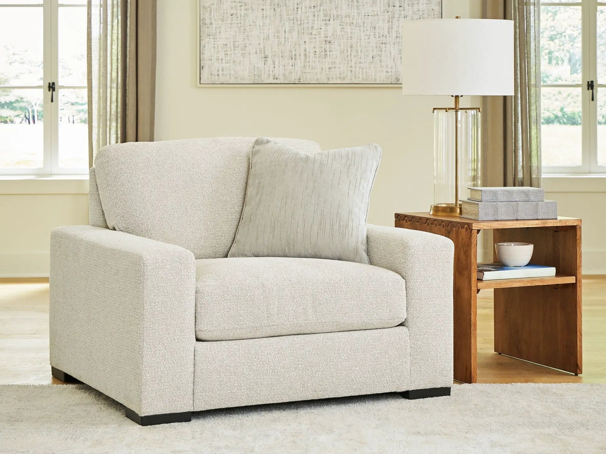 Conlee-Pike - Chair And A Half - Linen by Unique Piece Furniture