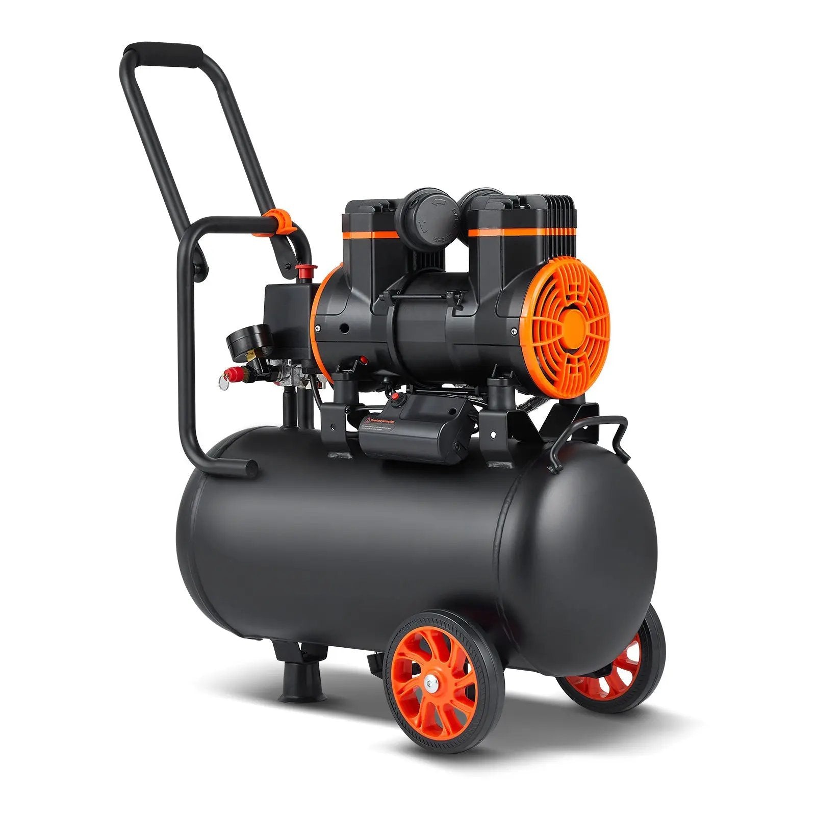 Air Compressor 6.3 Gallon 1450W 3.35 CFM@ 90PSI with Max. 116PSI Pressure by HouseOfZazla