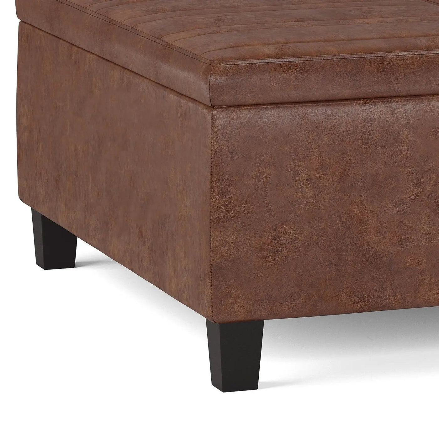 Ellis - Coffee Table Storage Ottoman Contemporary Design by HouseOfZazla
