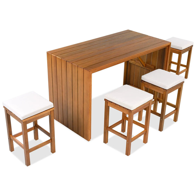 5 Piece Outdoor Bar Set by HouseOfZazla