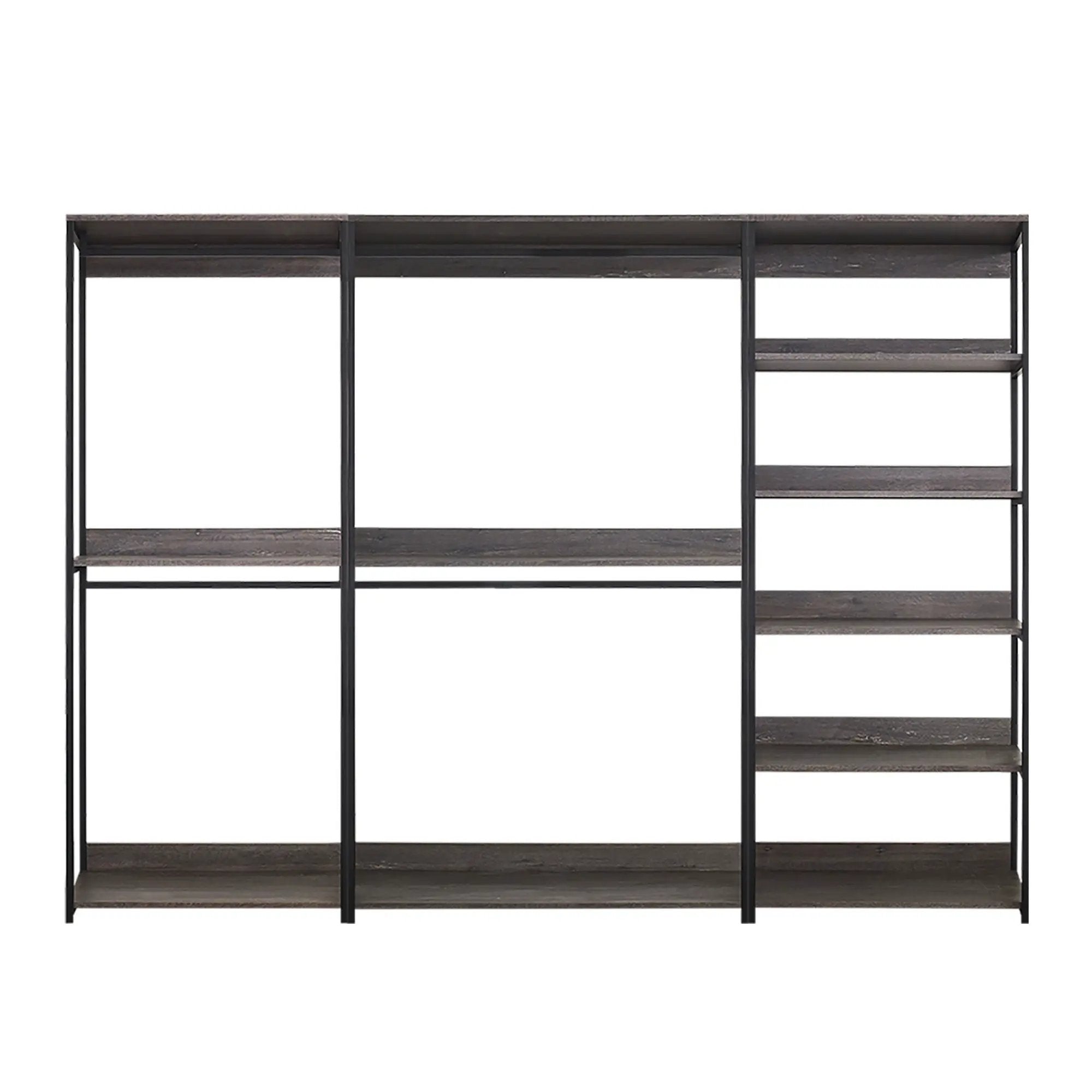 Monica - Walk-In Closet System With Spacious Drawer - Gray by HouseOfZazla