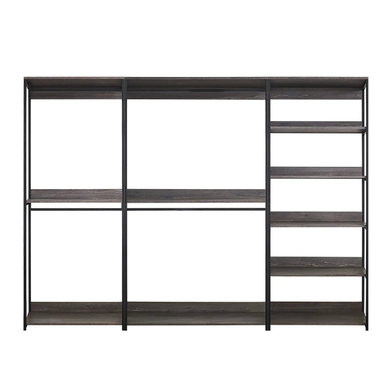 Monica - Walk-In Closet System With Spacious Drawer - Gray by HouseOfZazla