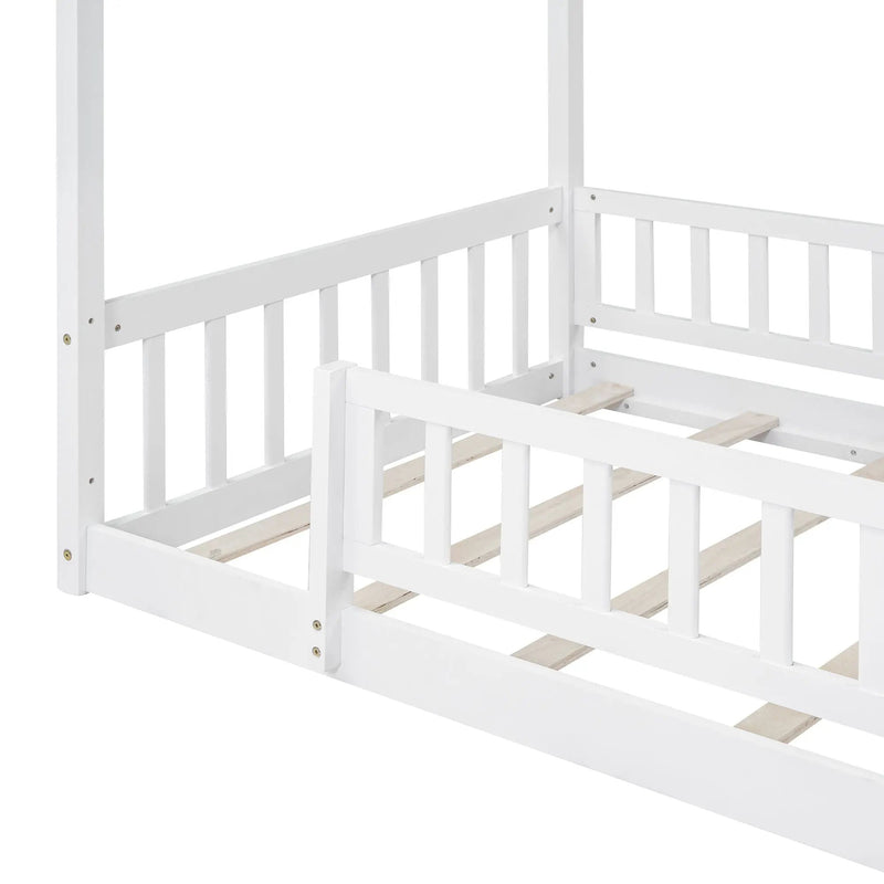 Bed House Bed Frame With Fence by Unique Piece Furniture