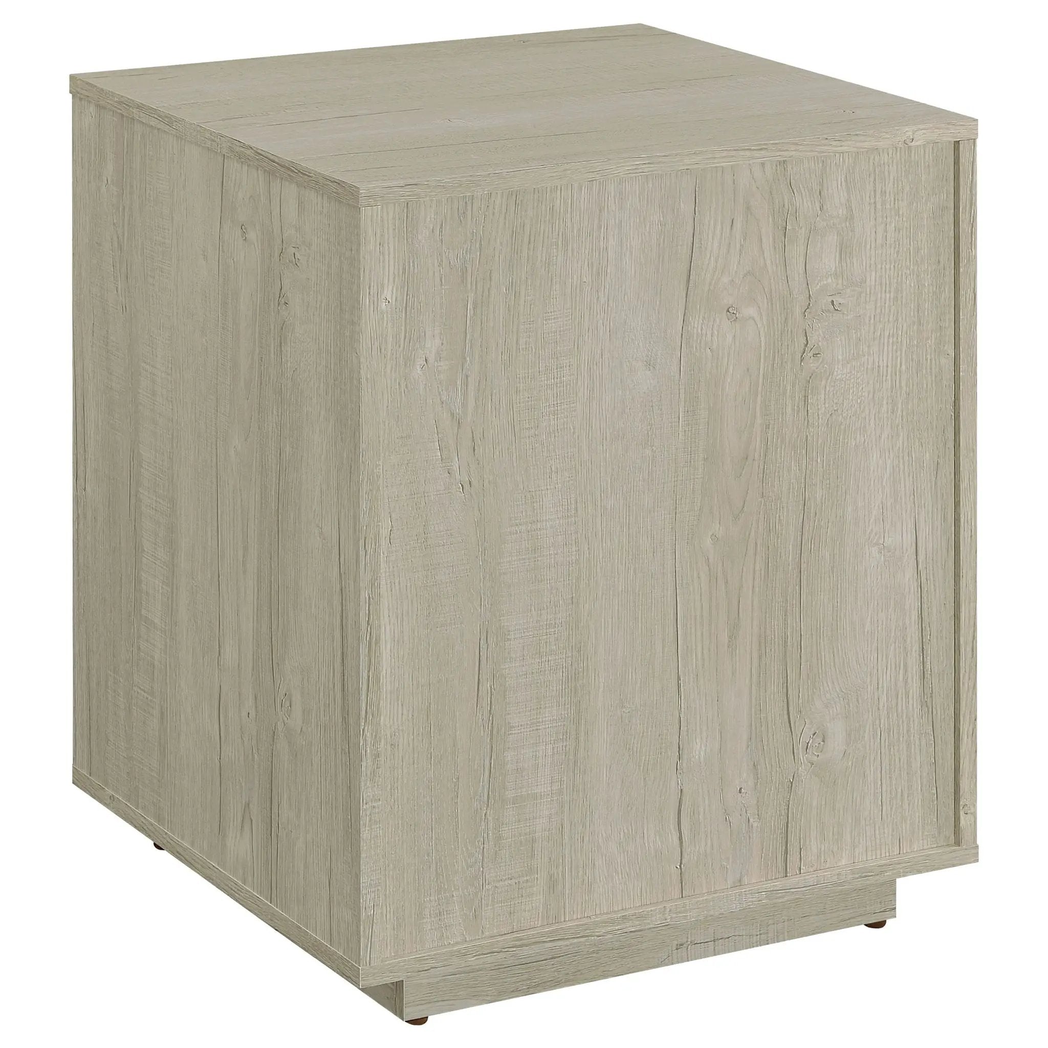 Loomis - 3 Drawer Home Office File Cabinet - White / Gray