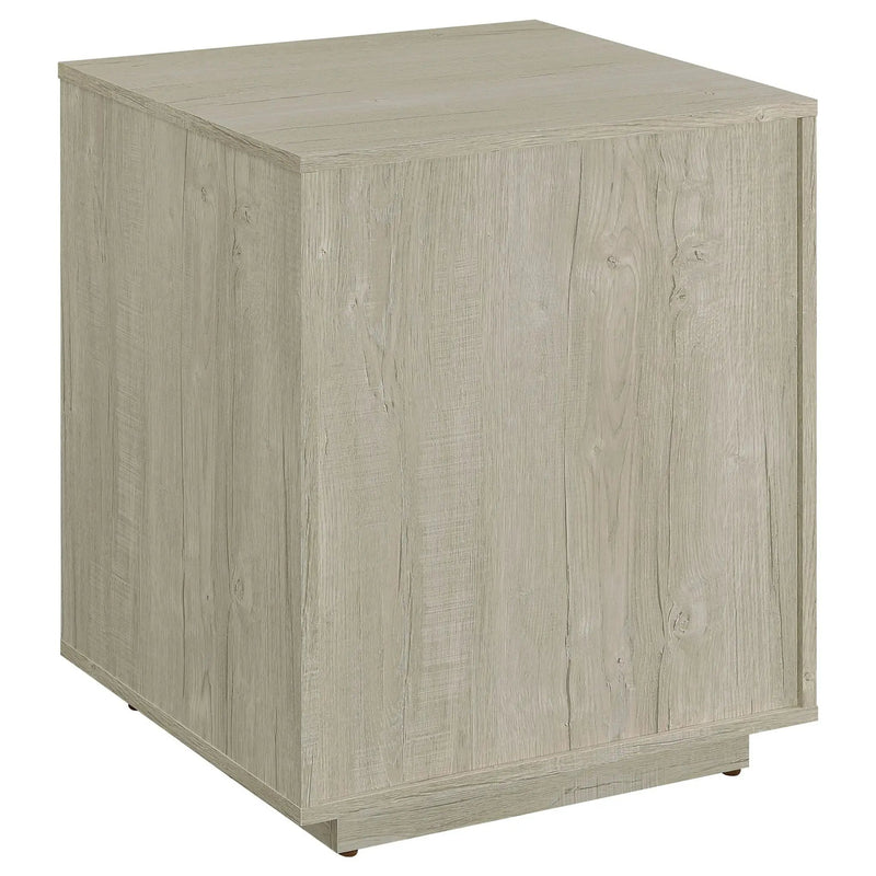 Loomis - 3 Drawer Home Office File Cabinet - White / Gray