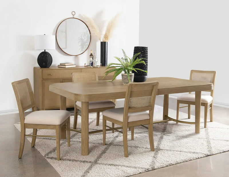 Arini 5-piece Extension Leaf Dining Table Set Sand Wash by Unique Piece Furniture