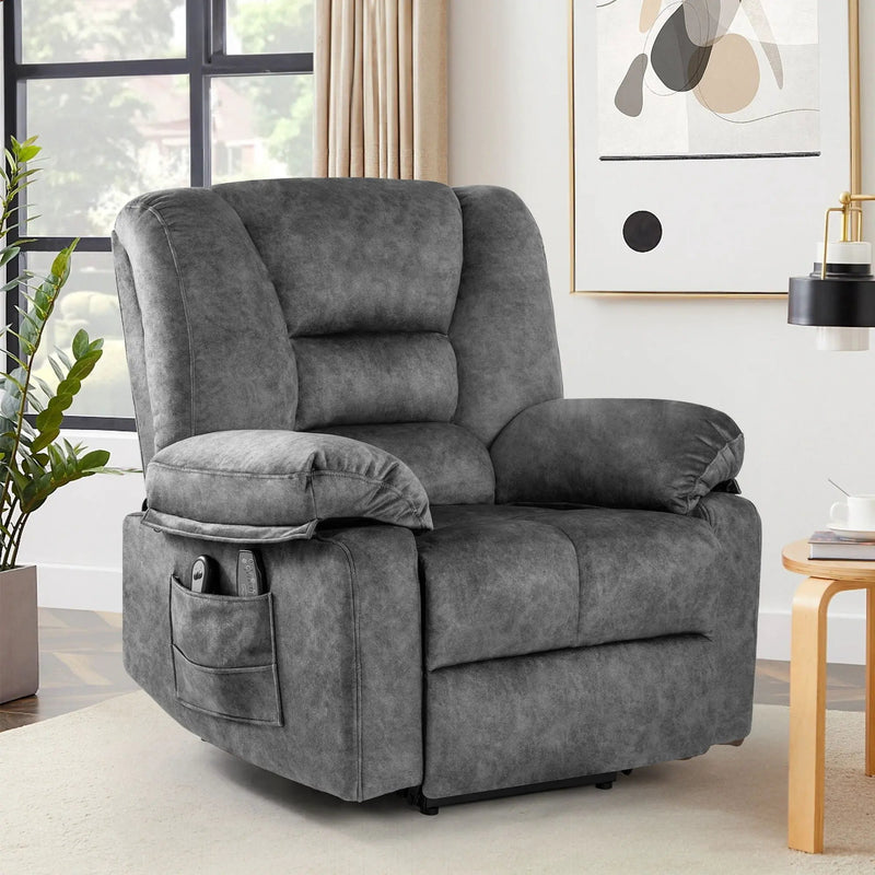 Power Lift Recliner Chair Sofa With Massage by Unique Piece Furniture