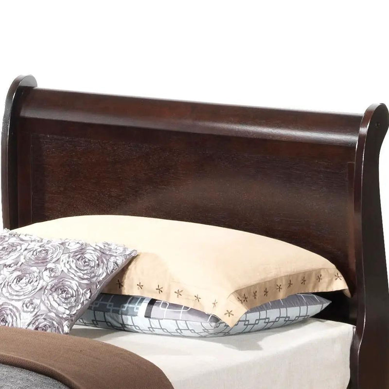 Louis Phillipe - Panel Sleigh Bed by HouseOfZazla