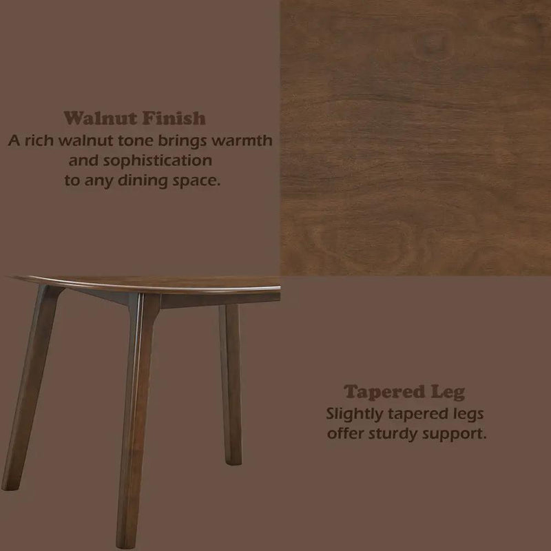 Keiki - Round Dining Table - Walnut by Unique Piece Furniture