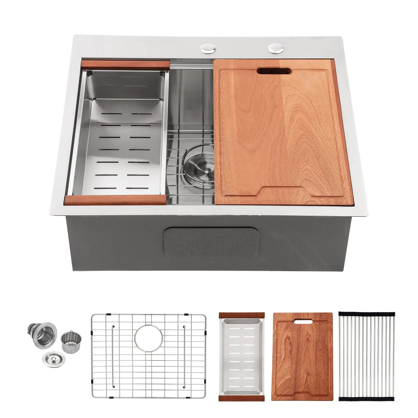Drop In Kitchen Sink Stainless Steel 16 Gauge by HouseOfZazla