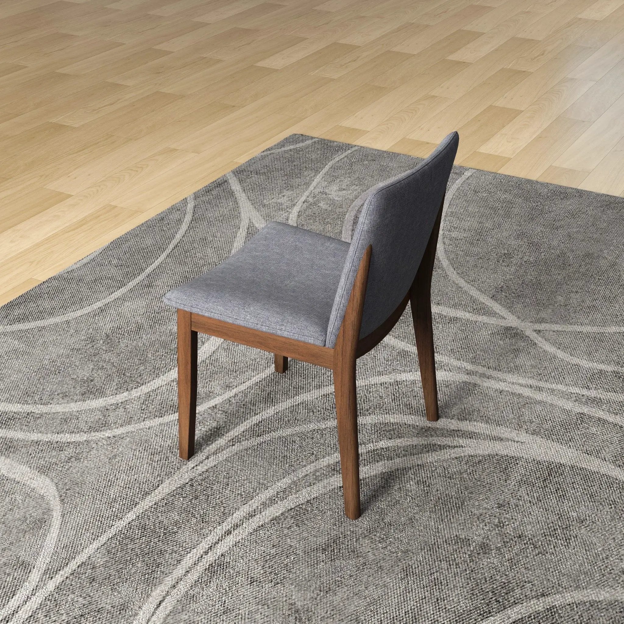 Laura - Mid-Century Modern Solid Wood Dining Chair (Set of 2) by HouseOfZazla