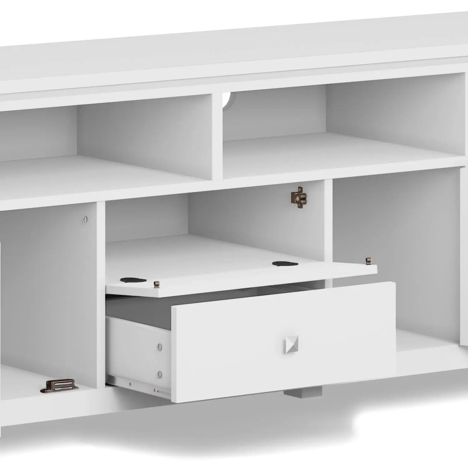 Cosmopolitan - Handcrafted Wide TV Media Stand by HouseOfZazla