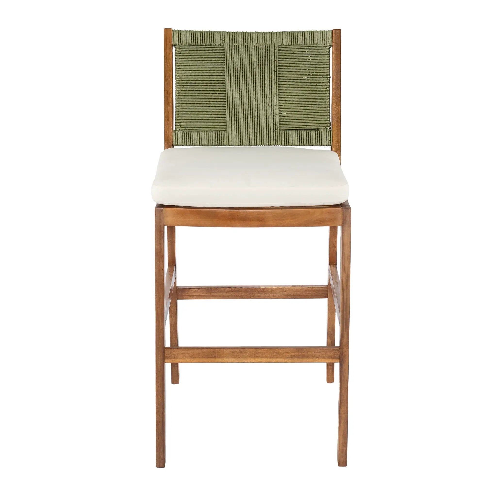 Outdoor Acacia Wood Bar Stools (Set of 2) by HouseOfZazla