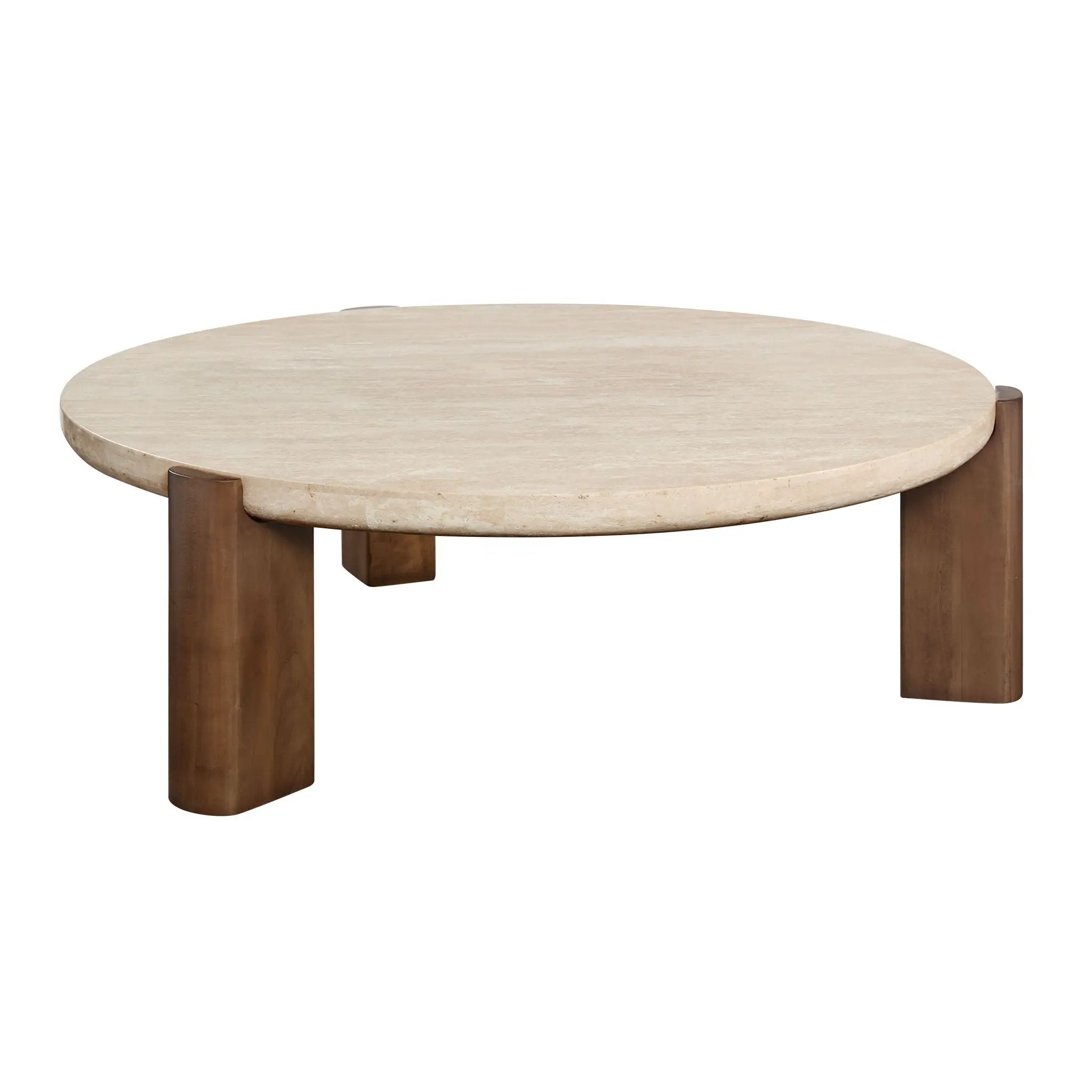 Leonardo - Coffee Table - Cream / Oak by HouseOfZazla