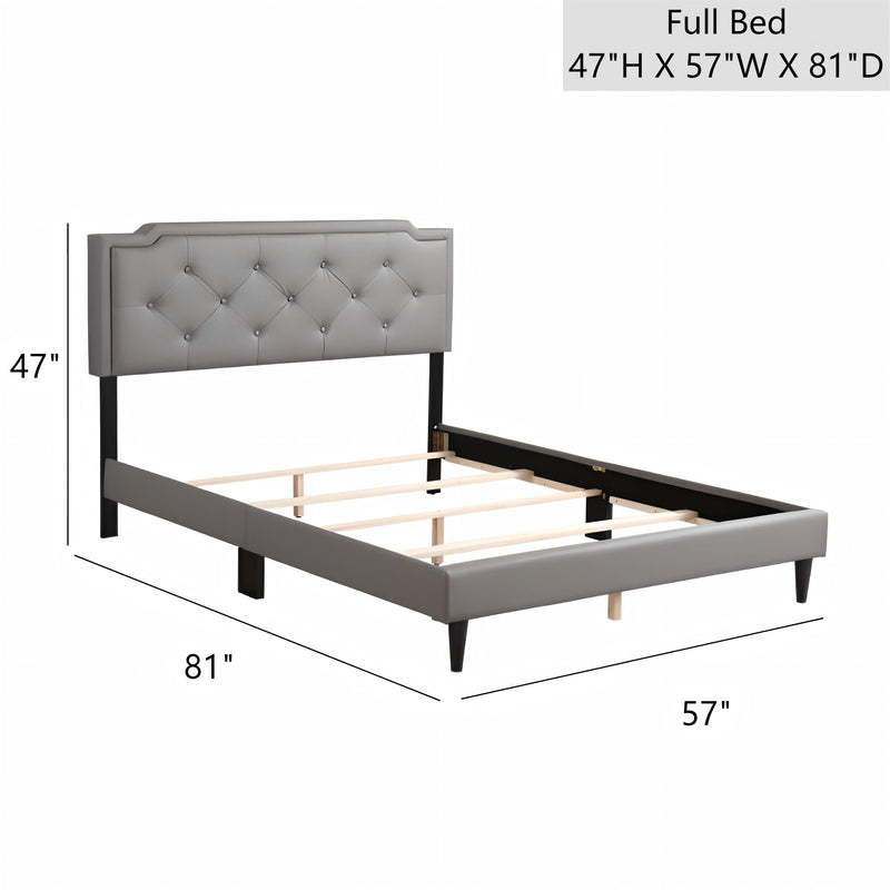 Button Tufted Bed Charming For Cozy Spaces by HouseOfZazla