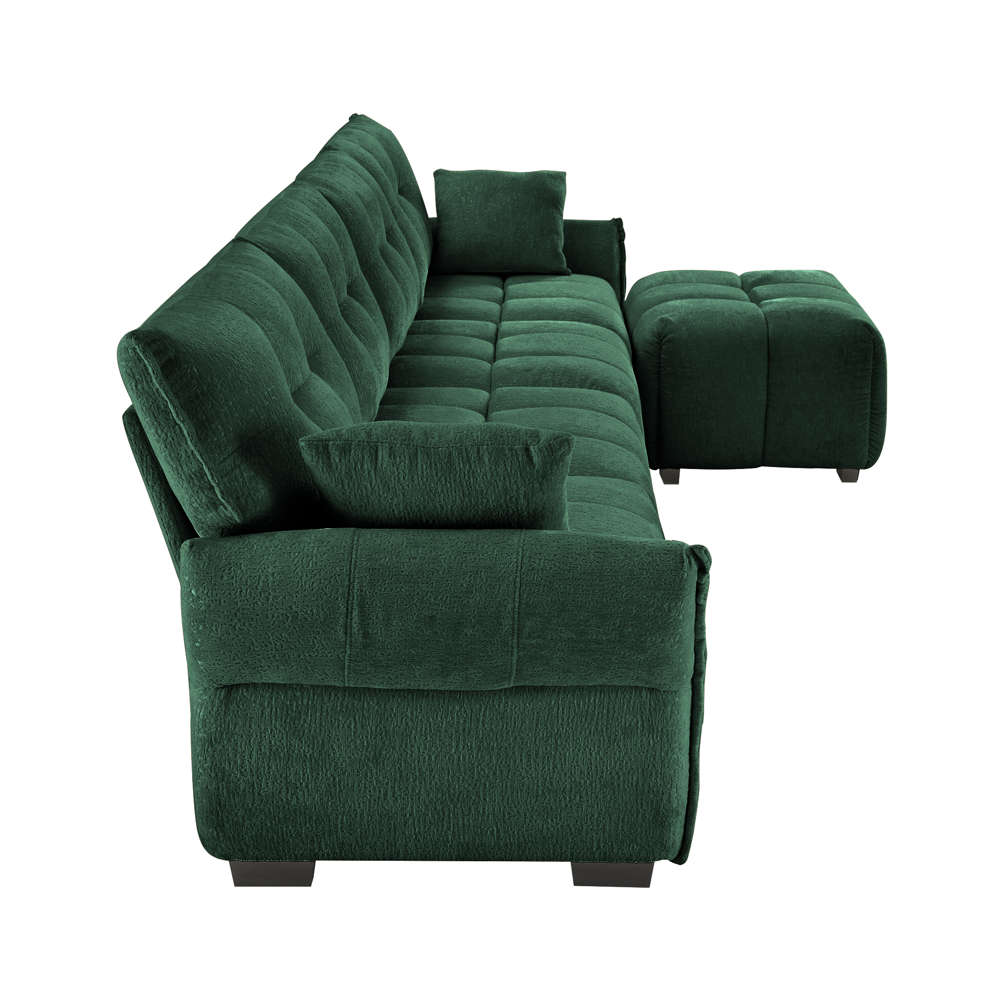 Modular 4-Seater Sofa With Ottoman by HouseOfZazla
