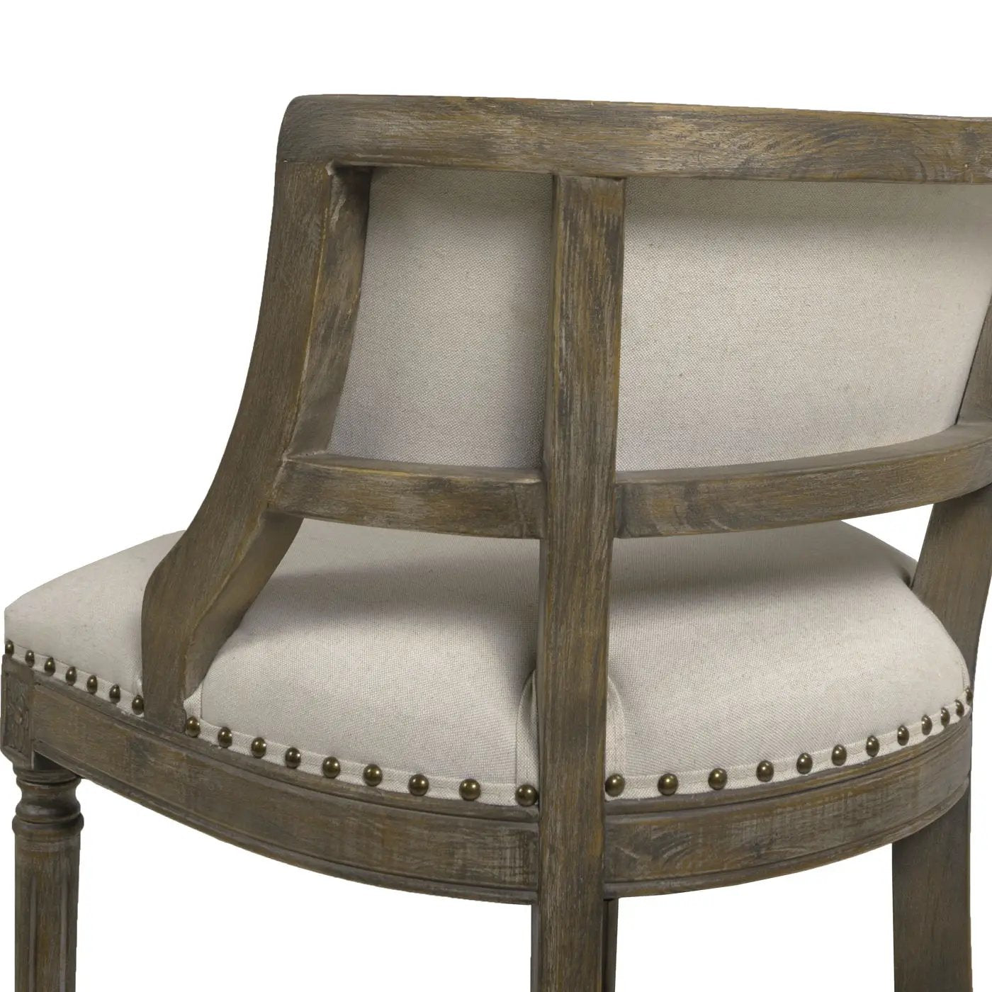Paris - Farmhouse Counter Height Bar Stool With Backrest by Unique Piece Furniture