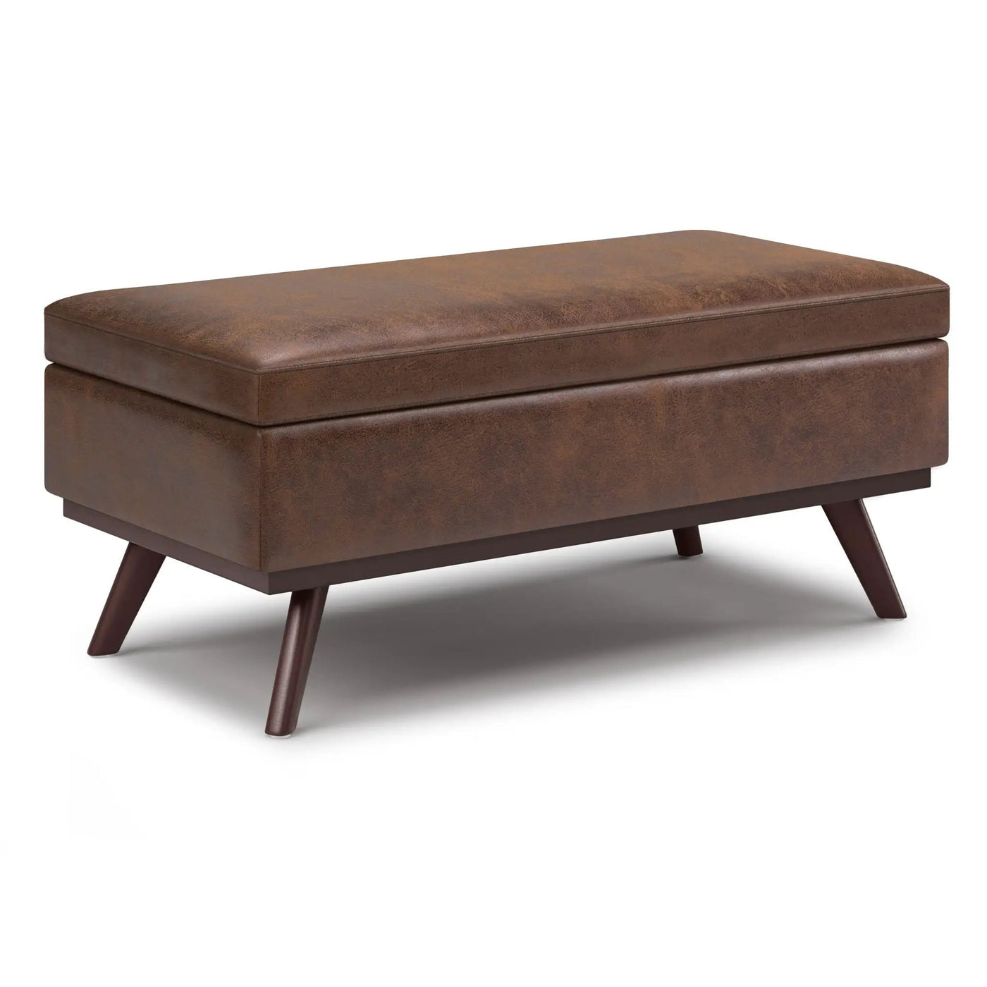 Owen - Lift Top Large Coffee Table Storage Ottoman, Mid Century Style by Unique Piece Furniture
