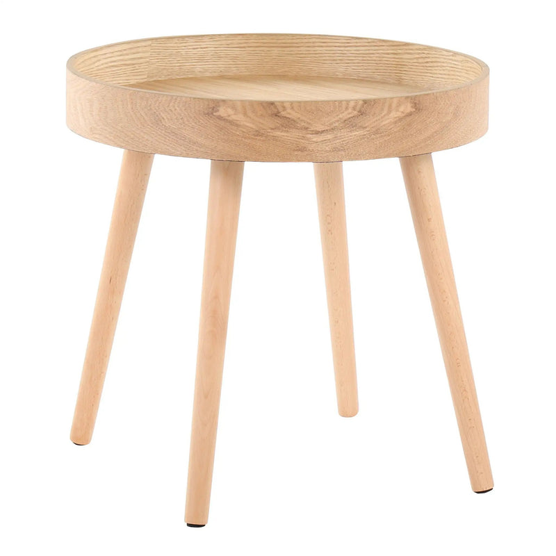 Pebble - Mid-Century Modern Side Table Set - Natural by Unique Piece Furniture