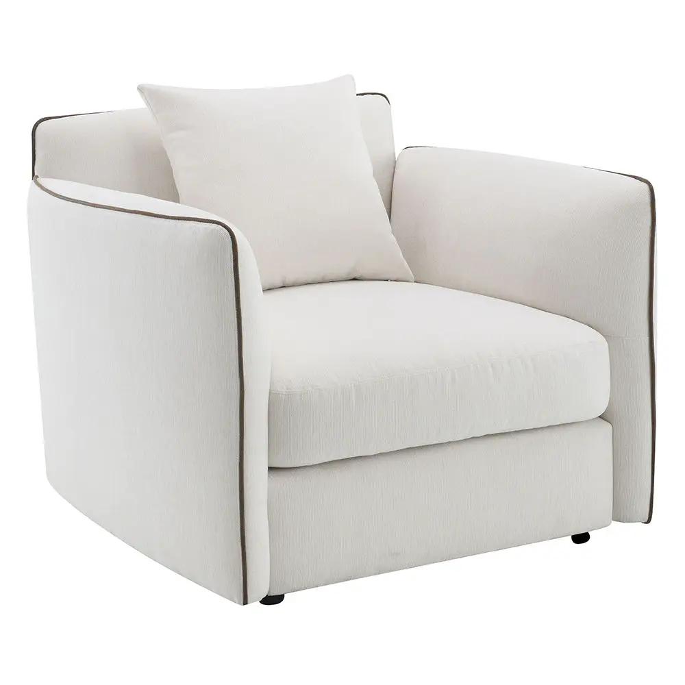 Yolanda - Chair With Pillow - Beige Chenille by Unique Piece Furniture