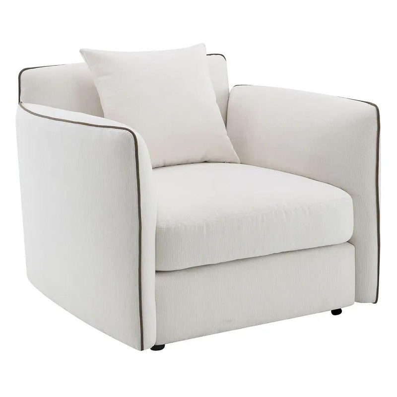 Yolanda - Chair With Pillow - Beige Chenille by Unique Piece Furniture