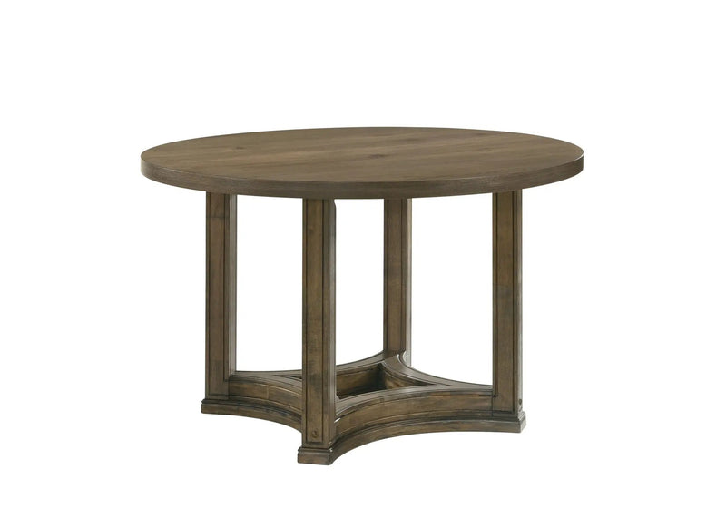 Parfield - Weathered Round Dining Table - Oak by Unique Piece Furniture