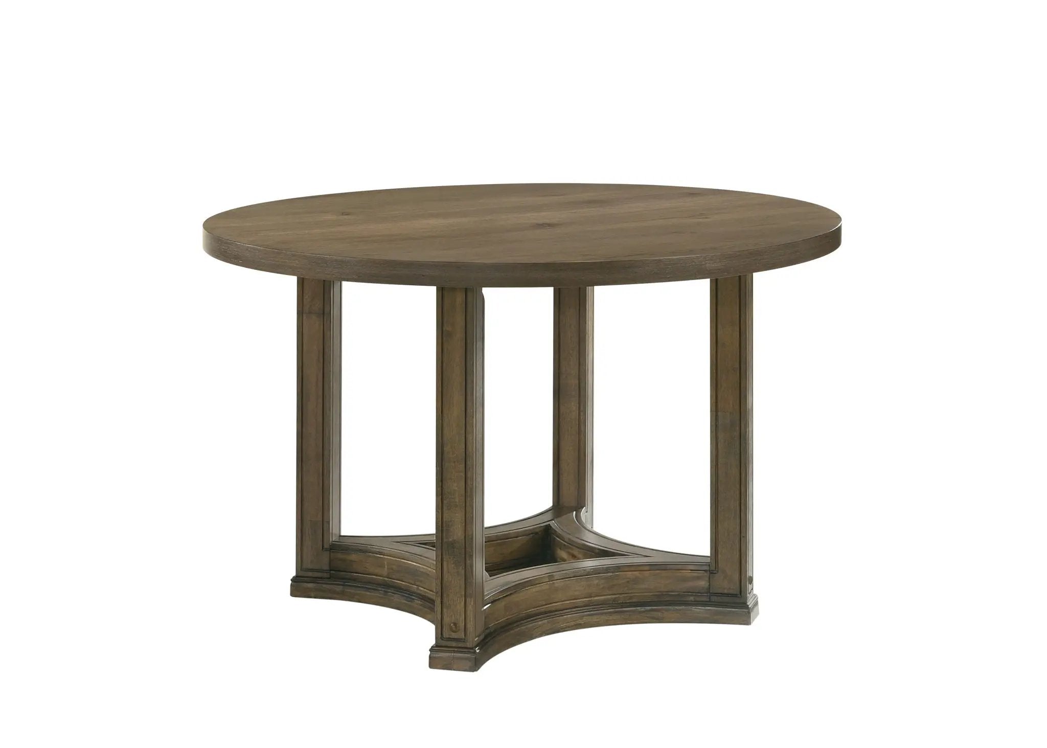 Parfield - 5 Pieces Round Dining Room Set - Light Brown / Oak by Unique Piece Furniture
