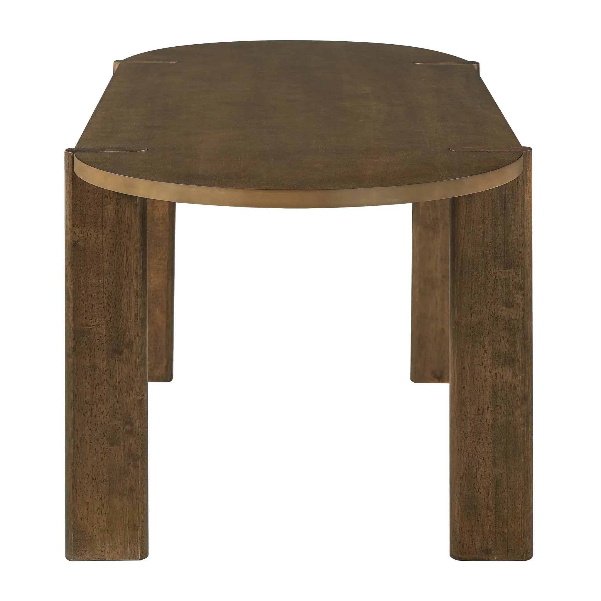 Modern Wooden Dining Table for 4 to 6 People, 71" Large by HouseOfZazla