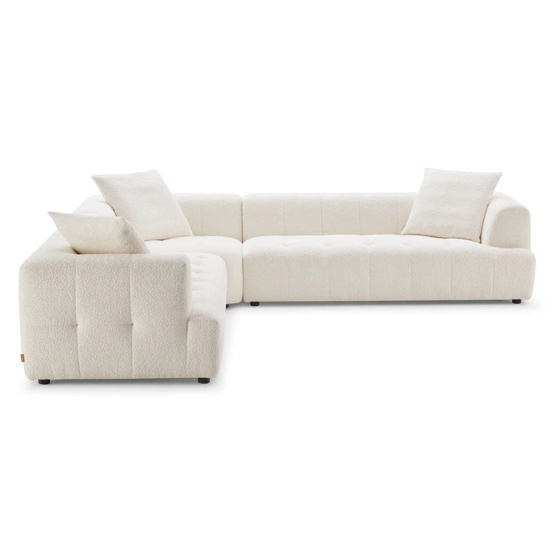 Kaynes - Elegant Upholstery Corner Sofa by HouseOfZazla