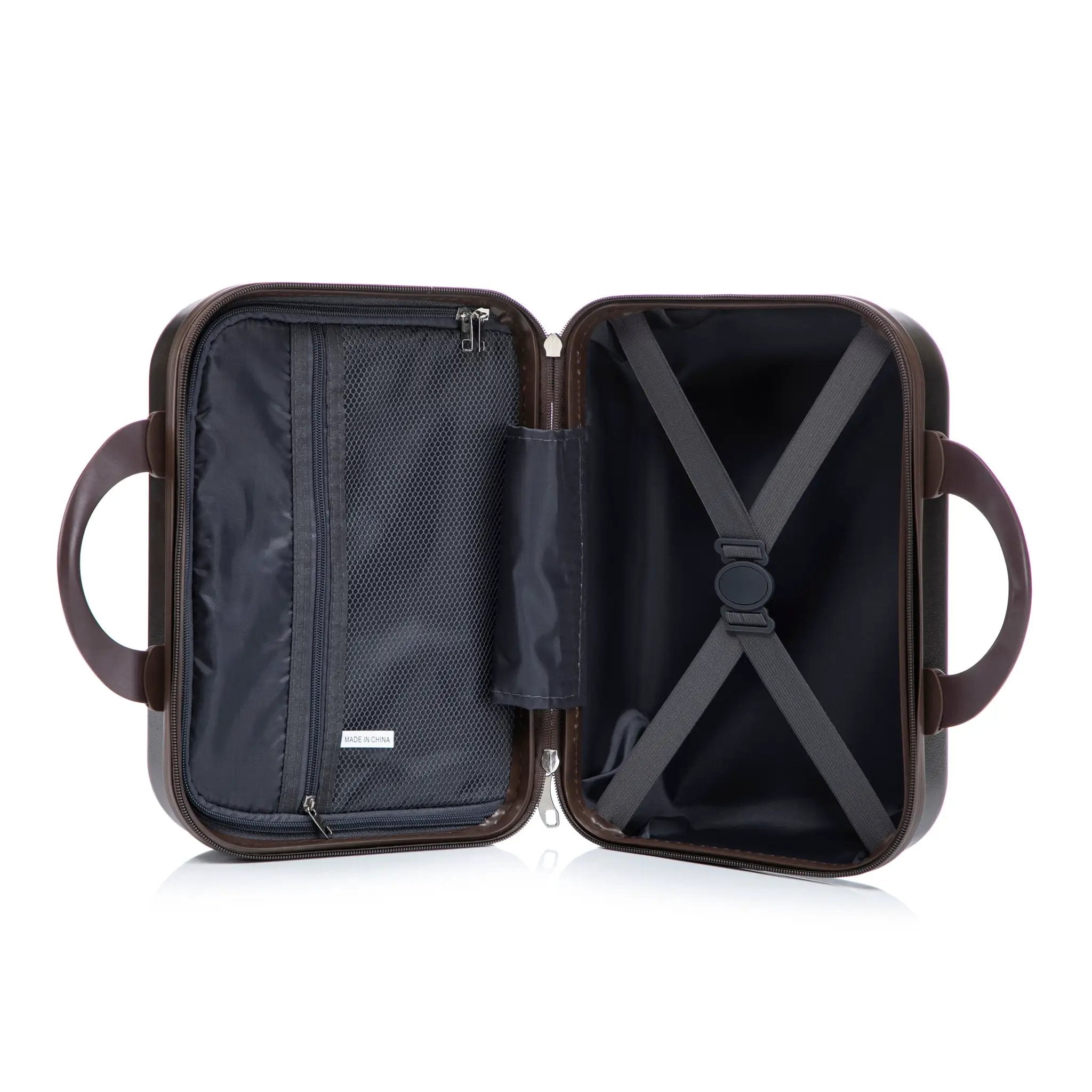 14' & 20' ABS Spinner Wheel Luggage Set with Cosmetic Case by HouseOfZazla