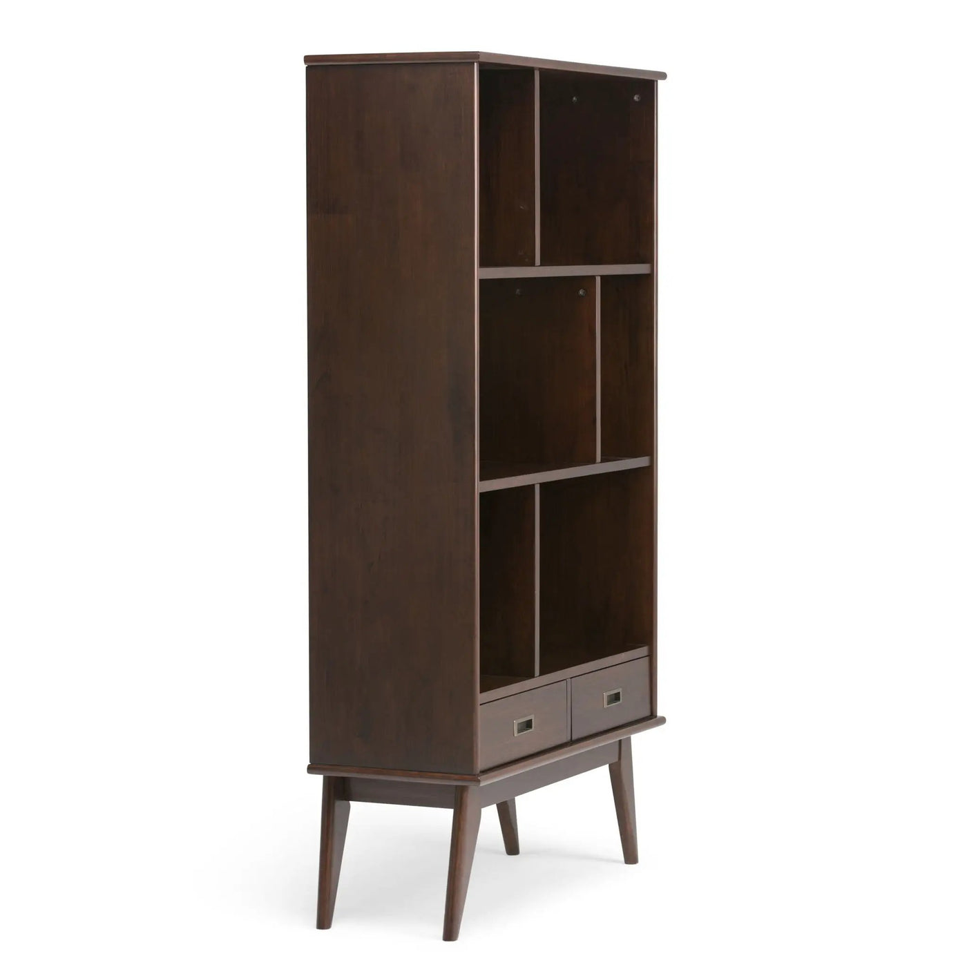 Draper - Mid Century Wide Bookcase And Storage Unit by Unique Piece Furniture