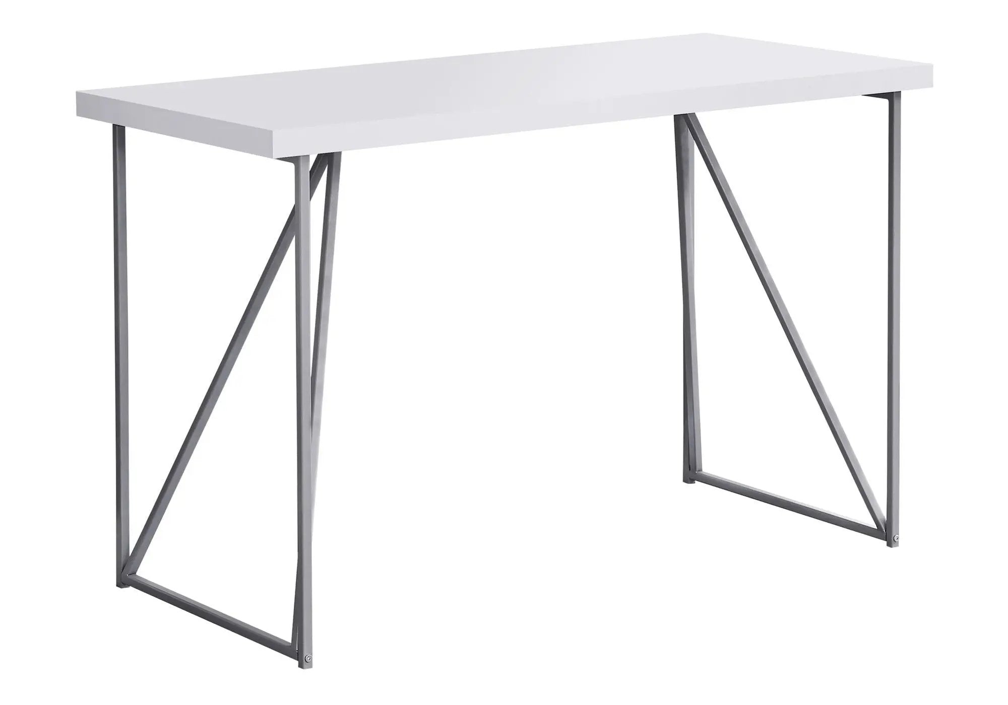 Computer Desk For Home Office Laptop, Contemporary & Modern - White by HouseOfZazla