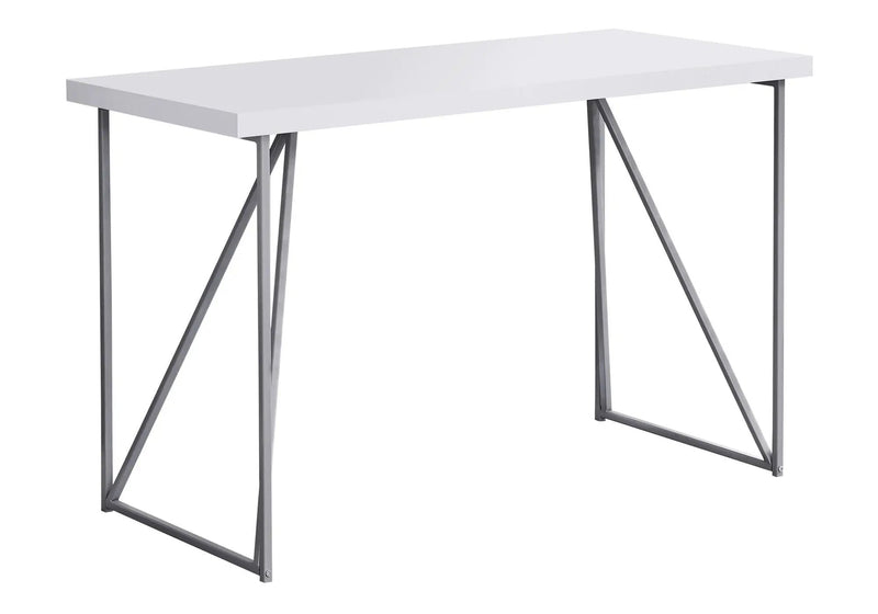 Computer Desk For Home Office Laptop, Contemporary & Modern - White by HouseOfZazla