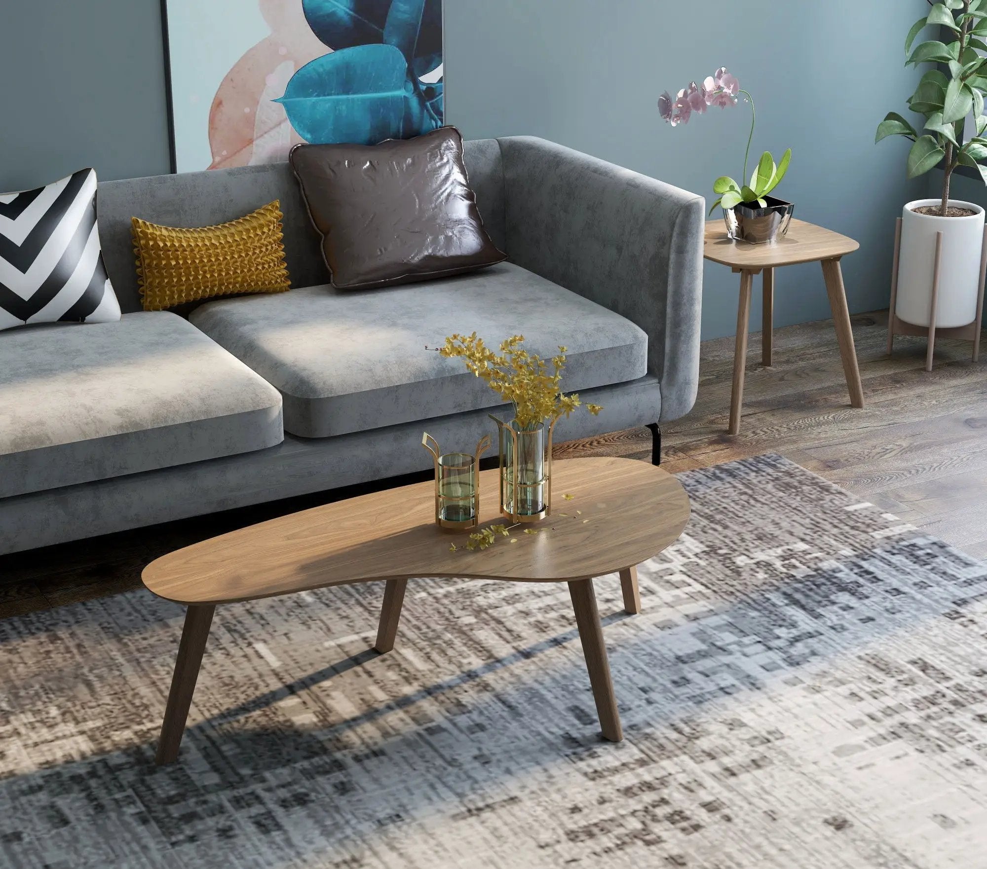 Pineda - Coffee Table - Brown by Unique Piece Furniture