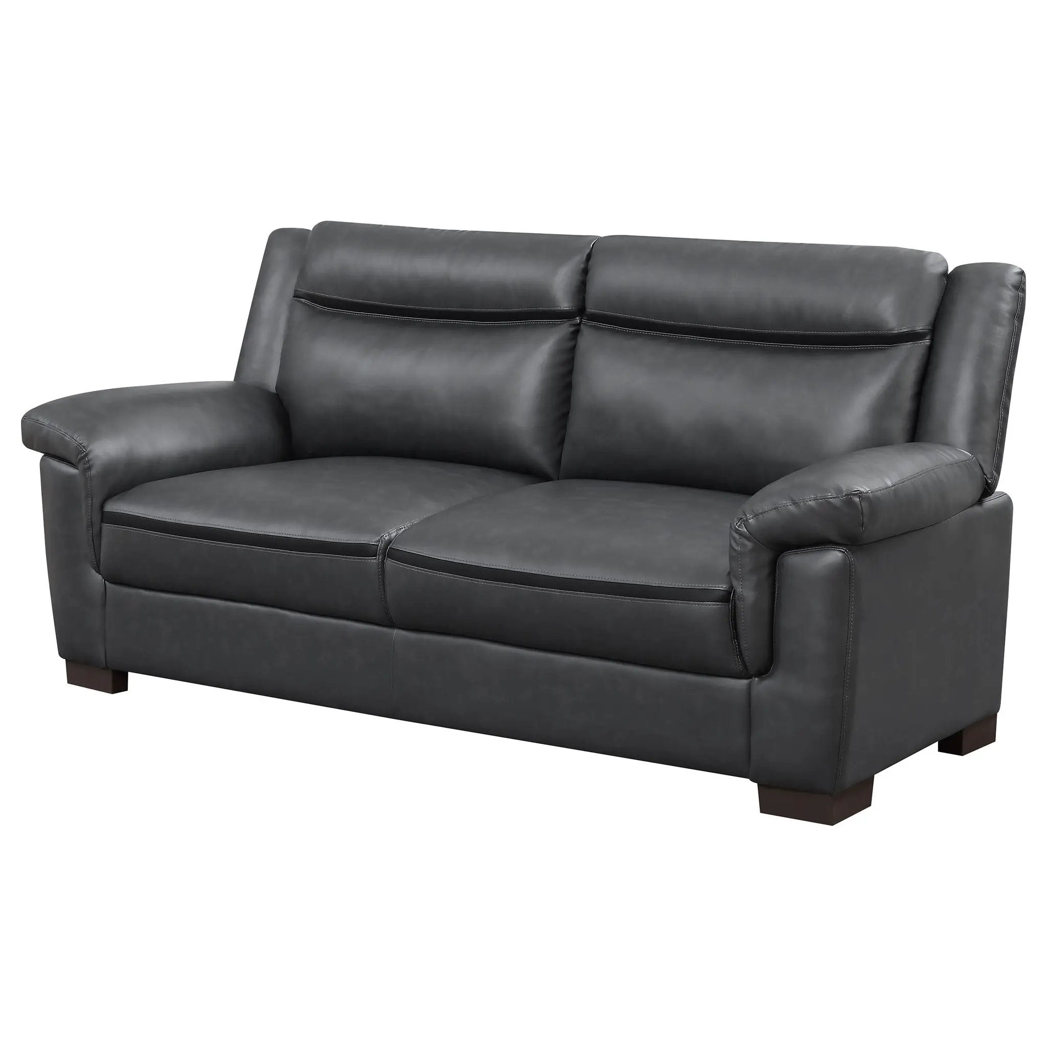 Hawthorne - Sofa With Top Arms Lounge Furniture - Gray by HouseOfZazla