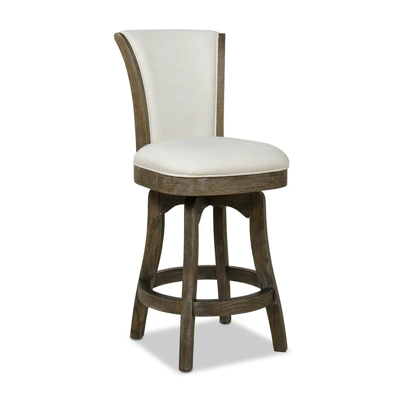 Henry - Armless Swivel Counter Height Bar Stool by HouseOfZazla