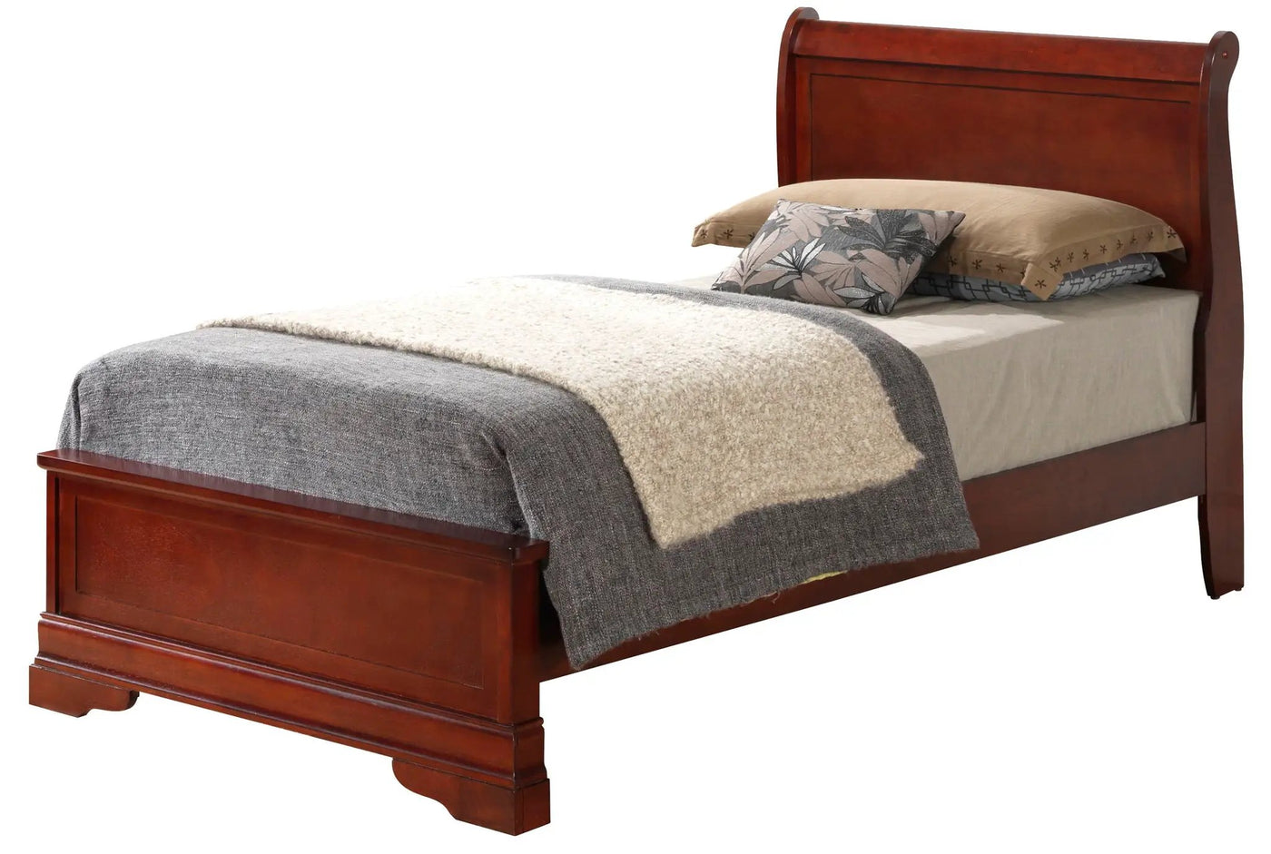 Sleigh Bed With Low Footboard by HouseOfZazla