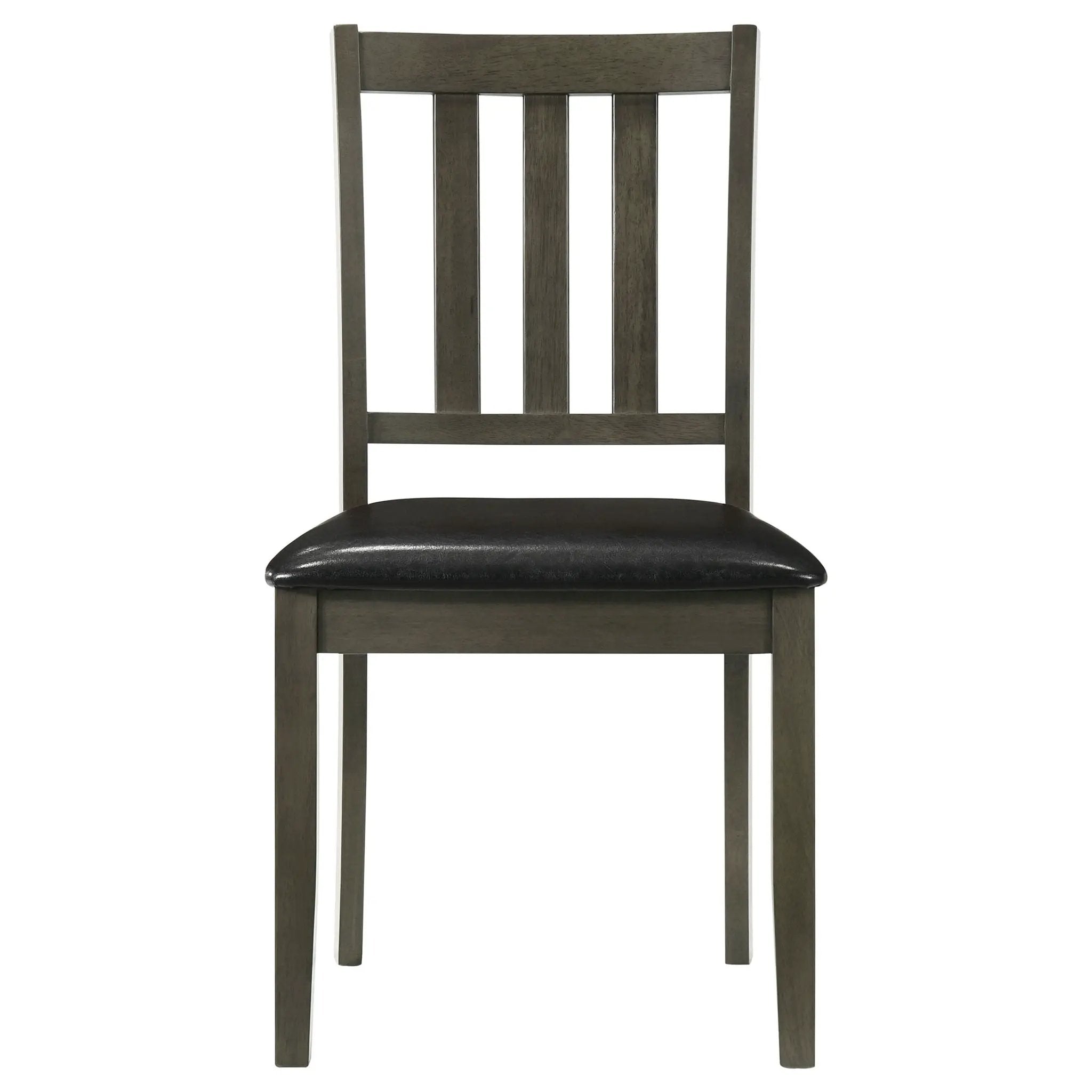 Parkwood 5-piece Square Dining Table Set Charcoal by Unique Piece Furniture