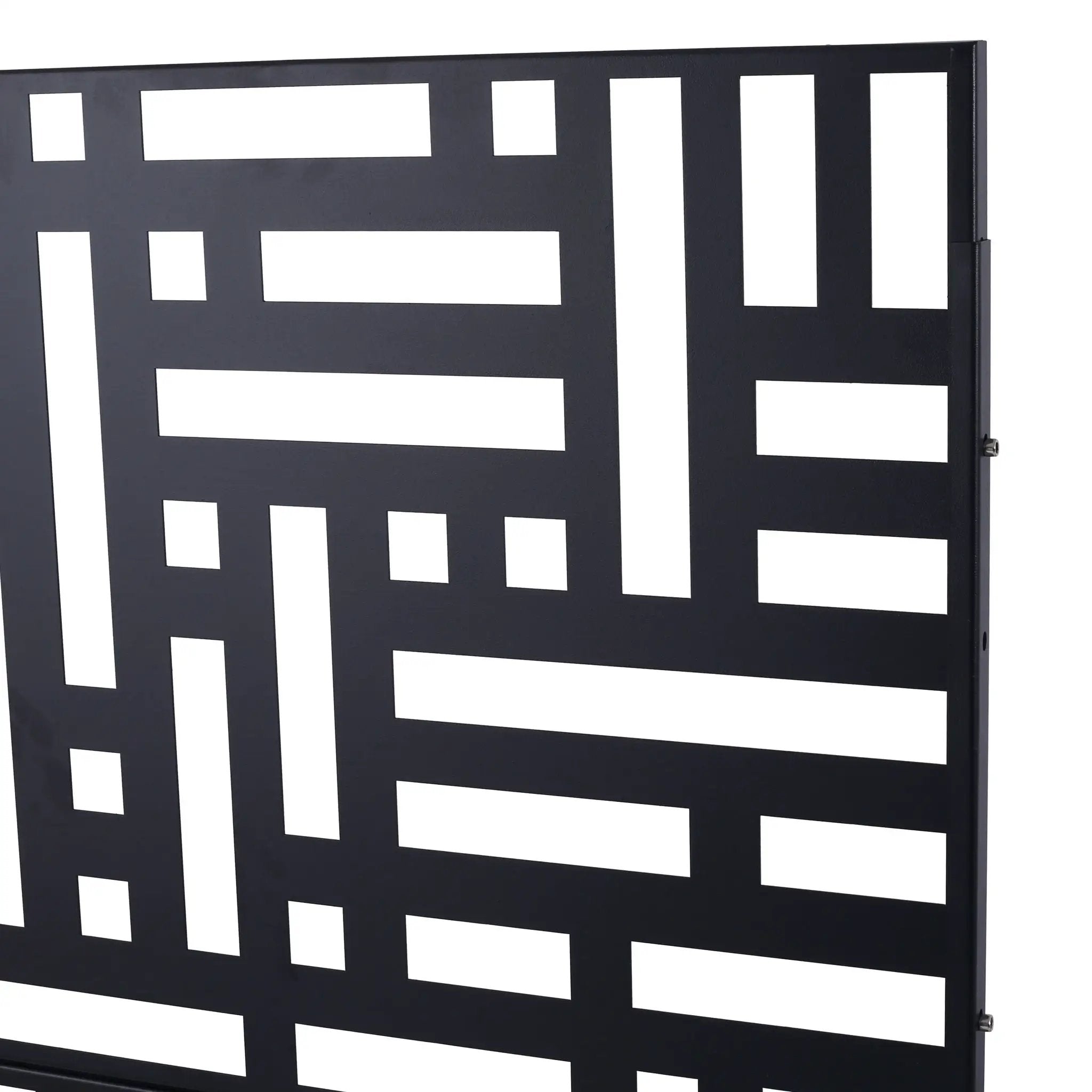 Decorative Freestanding Metal Privacy Screen For Indoor & Outdoor Use by HouseOfZazla