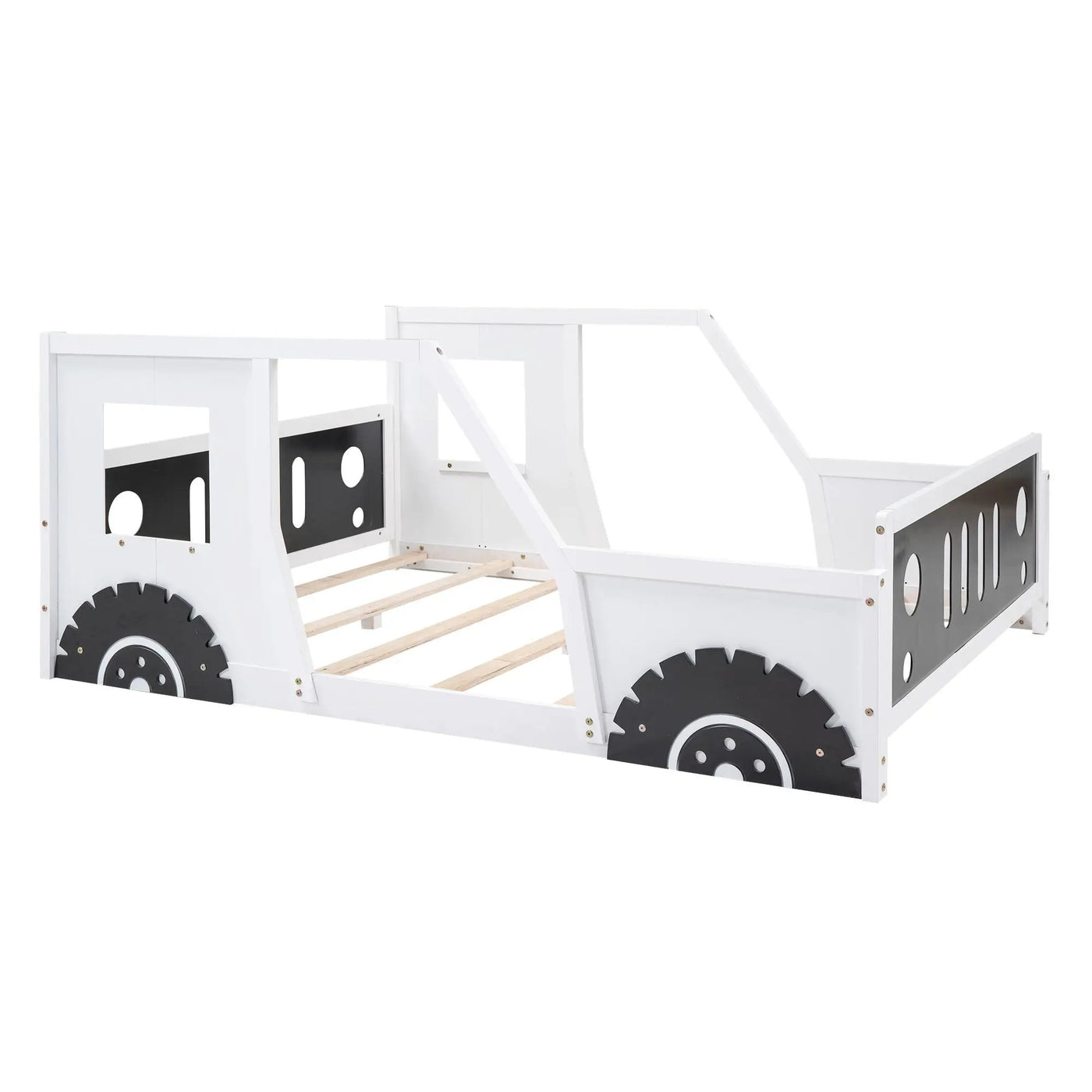 Classic Car Shaped Platform Bed With Wheels by HouseOfZazla