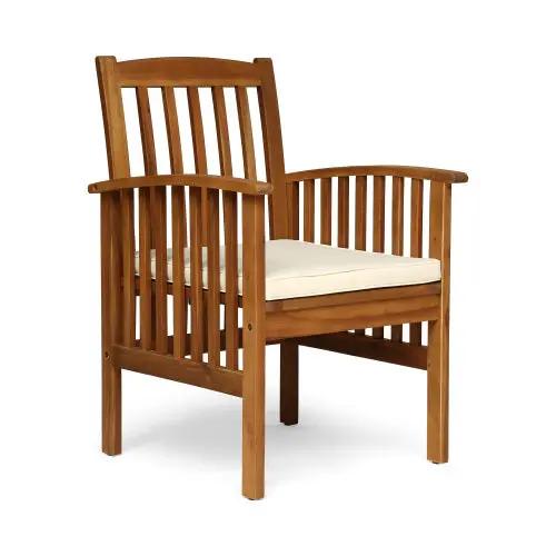 7 Pieces Acacia Wood Outdoor Dining Set by HouseOfZazla
