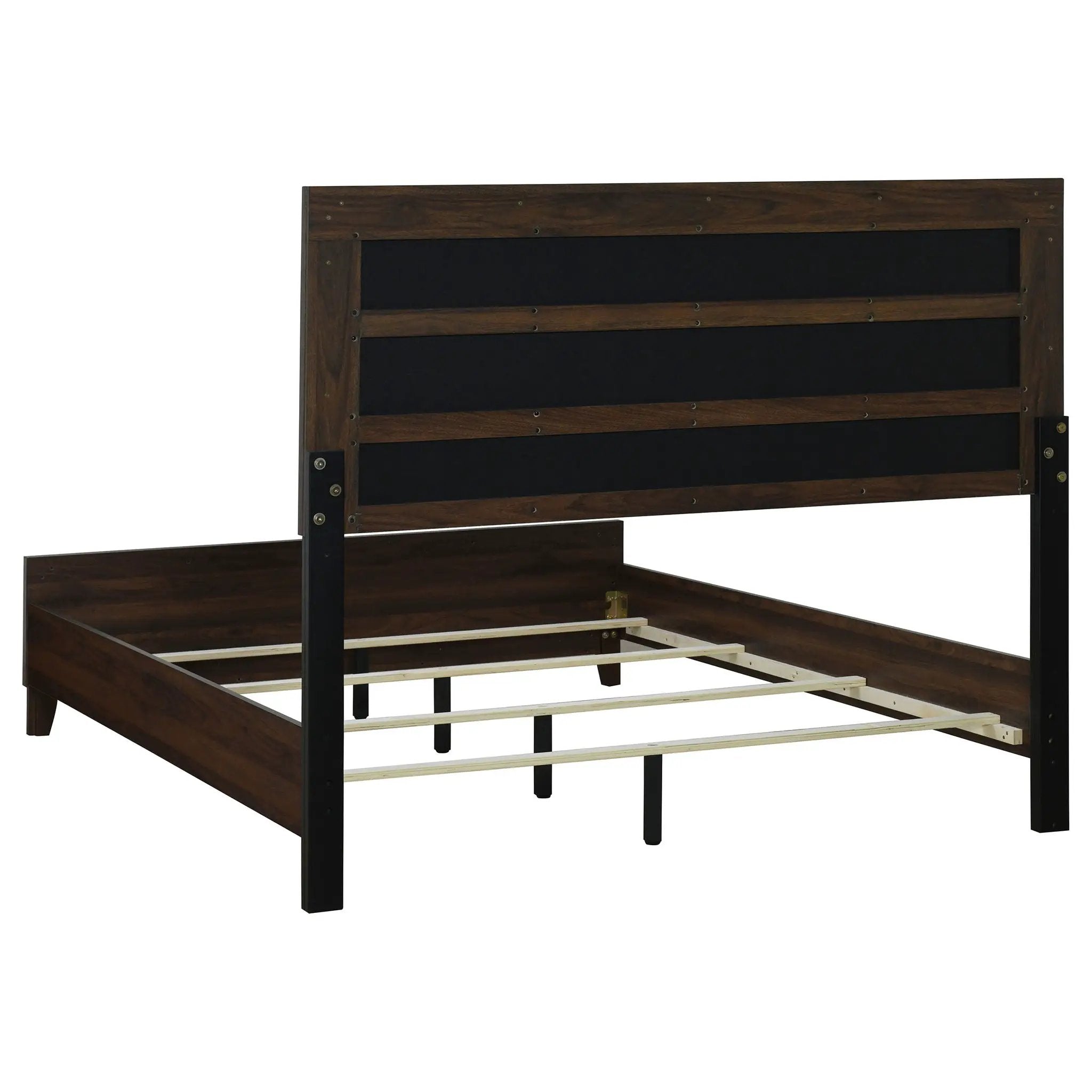 Welsley 50-inch Upholstered California King Bed Walnut by Unique Piece Furniture