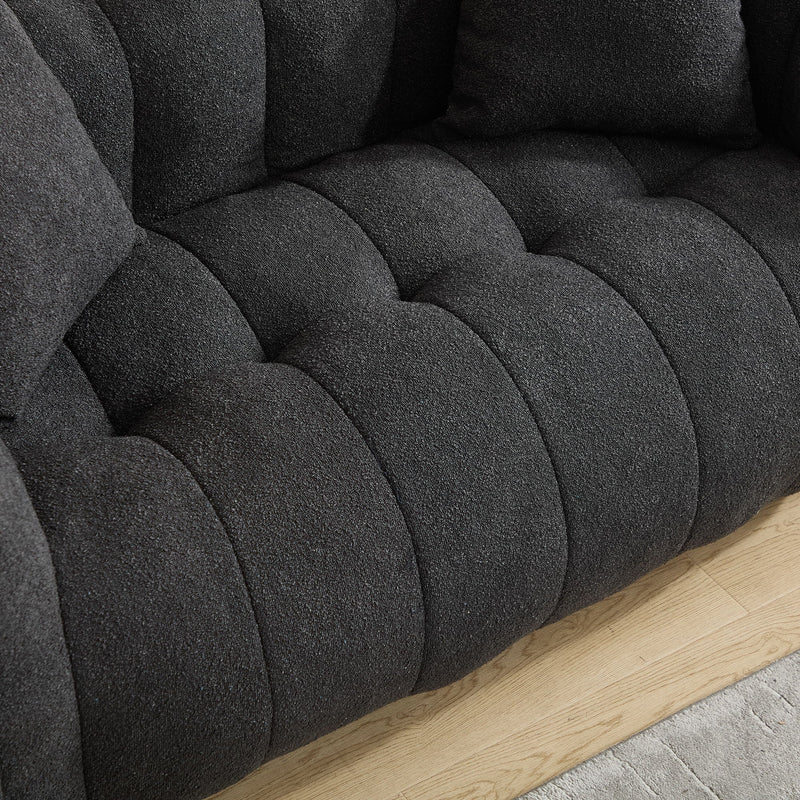 Cozy Beanbag Chair With High Resilience Foam Core For 2 by HouseOfZazla