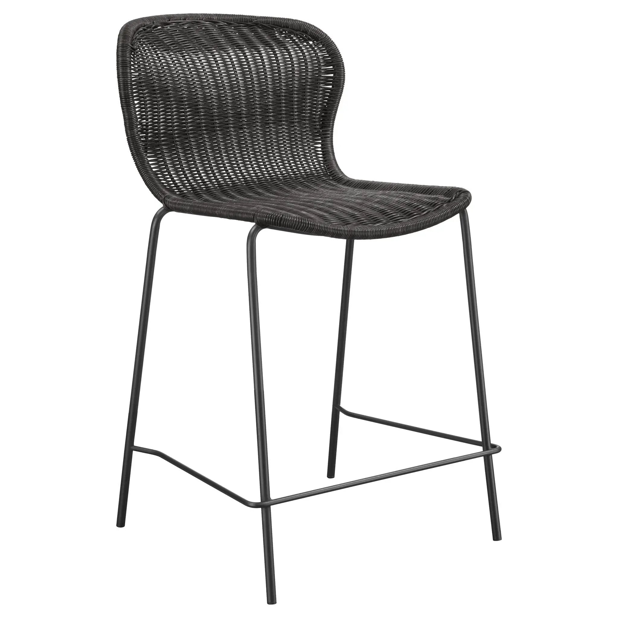 Mckinley - Counter Chair (Set of 2) Seat - Brown by HouseOfZazla