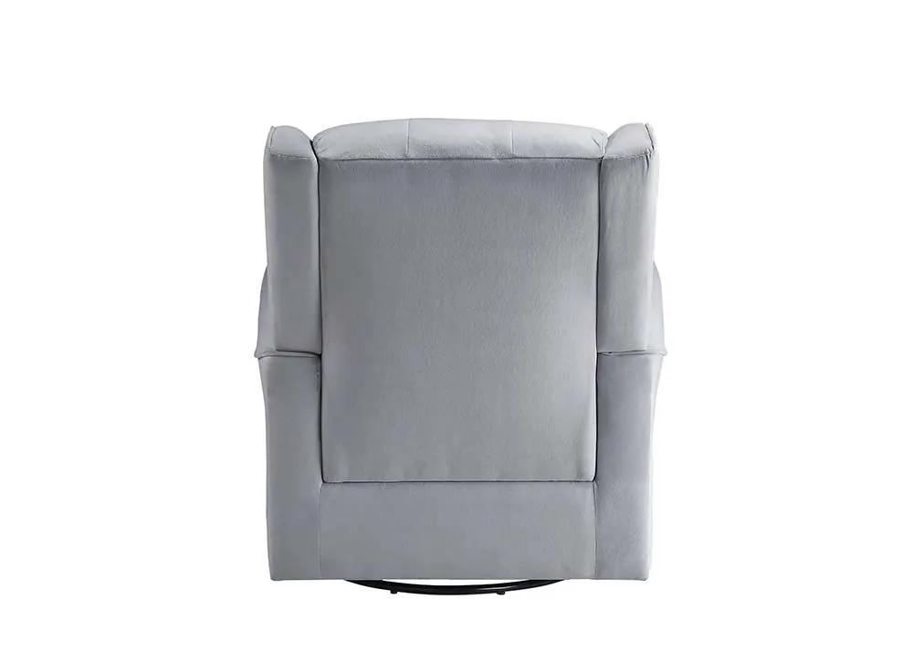 Zeger - Swivel Chair With Glider - Gray Fabric by Unique Piece Furniture