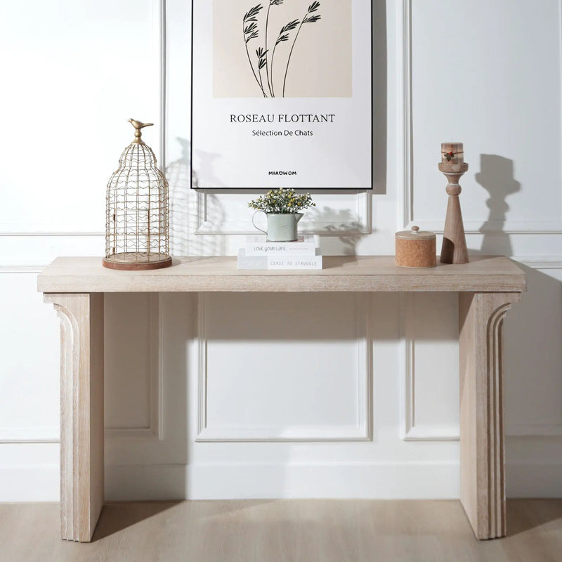 Console Table With Decorative Molding by Unique Piece Furniture