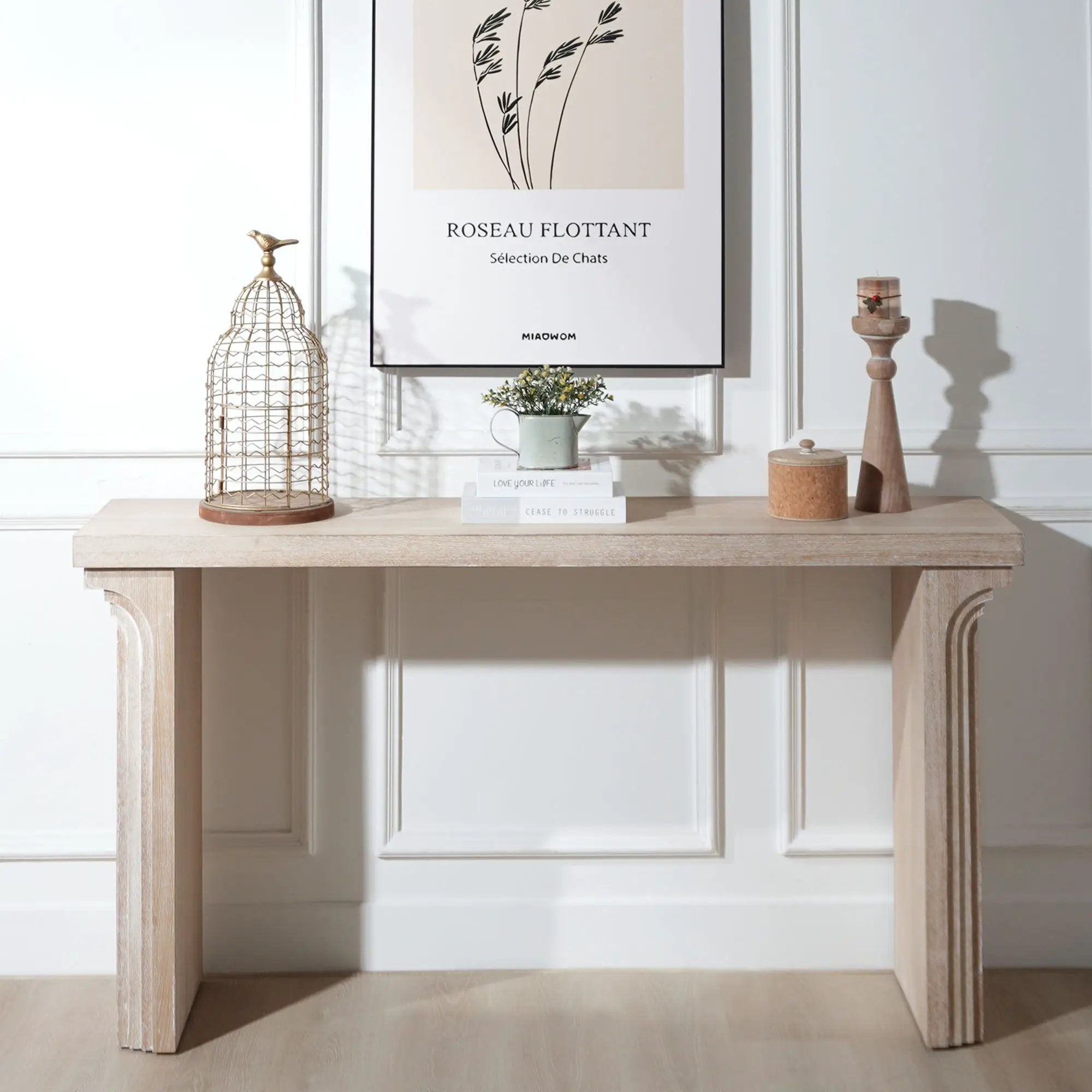 Console Table With Decorative Molding by HouseOfZazla