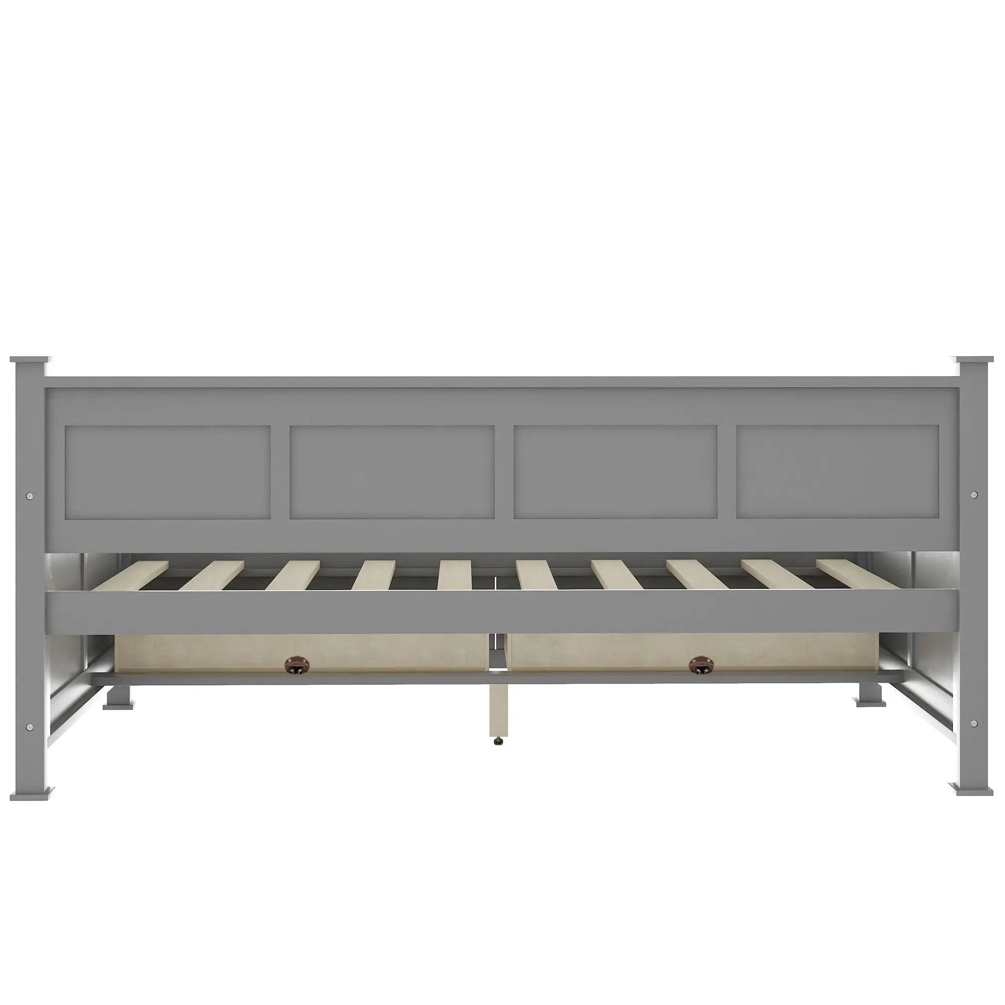 Modern Daybed With 2 Large Drawers, X Shaped Frame by HouseOfZazla