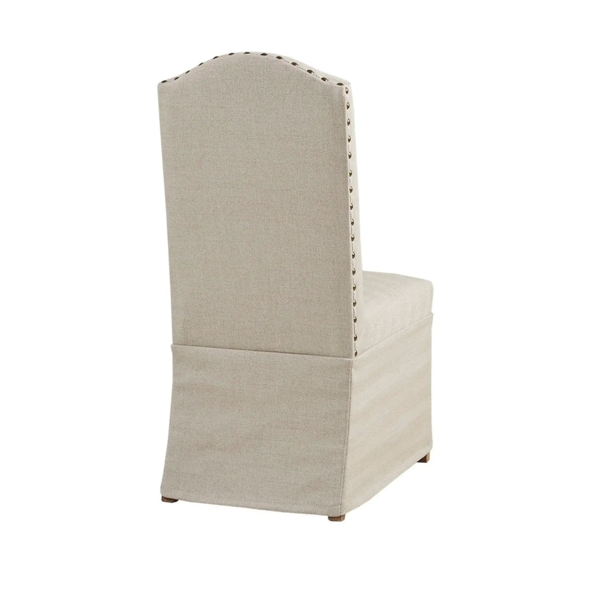 Dining Chair With Skirts (Set of 2) - Beige by HouseOfZazla