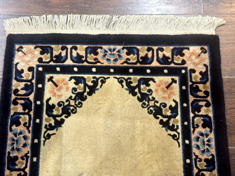 Chinese Peking Rug 2x3, Small Chinese Wool Carpet by Jewel Rugs